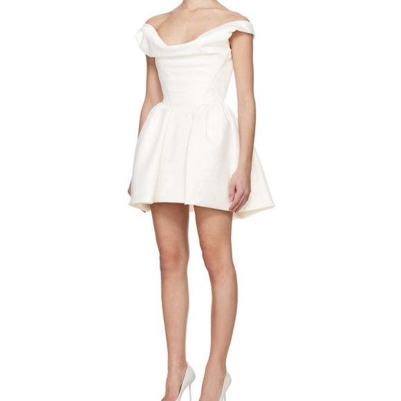 COPY - Elegant White Sleeveless Dress - Picture 1 of 8